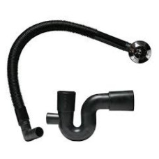 TRAP PLAIN BATH+OVERFLOW 40MM